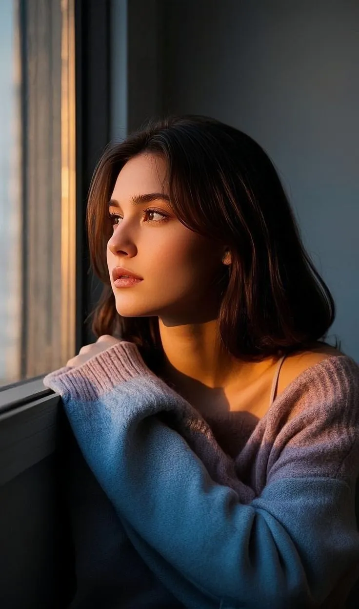 alone girl photo