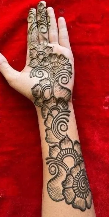 Arabic Mehndi Design For Front Hand