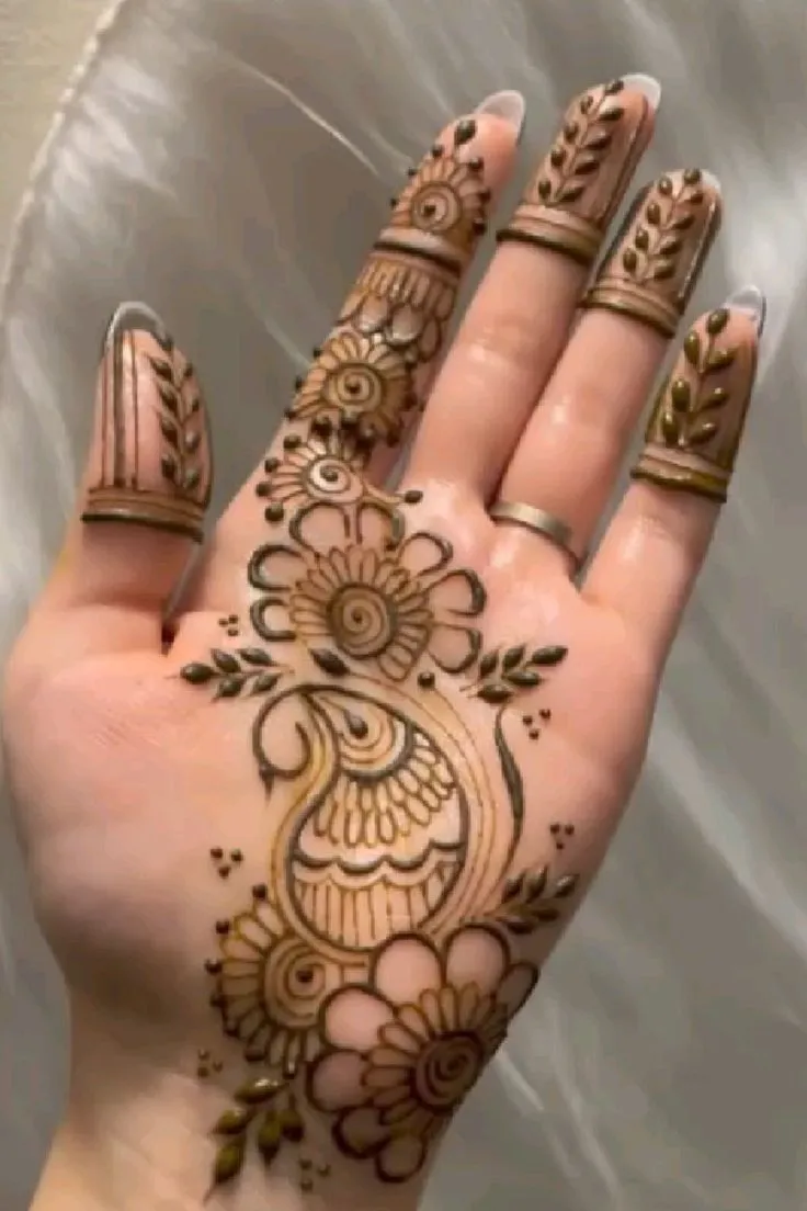 Arabic Mehndi Design For Front Hand