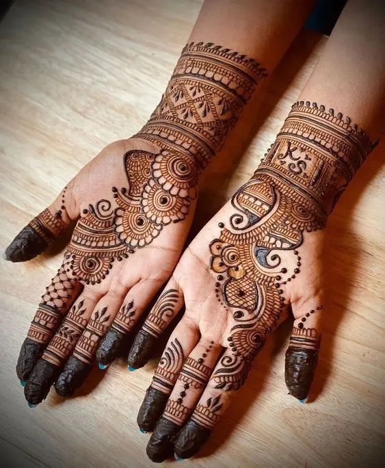 Arabic Mehndi Design For Front Hand