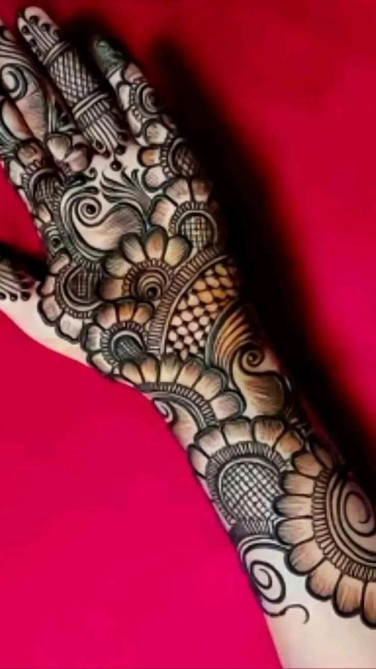 Arabic Mehndi Design For Front Hand