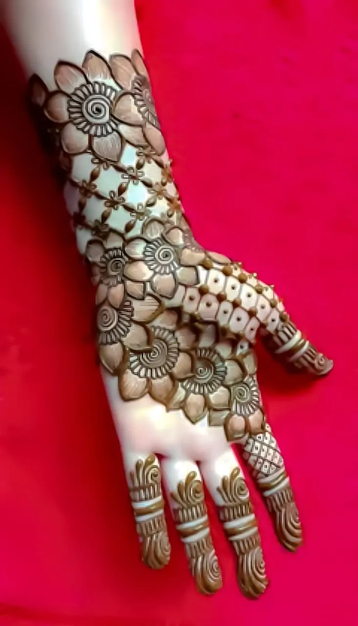 Arabic Mehndi Design For Front Hand