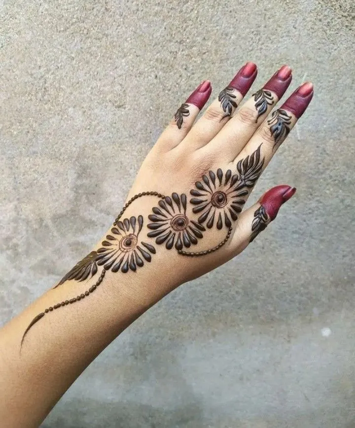 Arabic Mehndi Designs For Back Hand