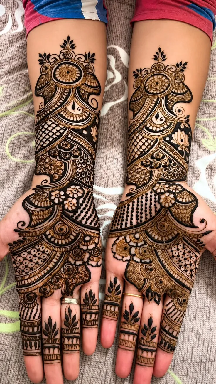 Arabic Mehndi Designs For Full Hands Photos