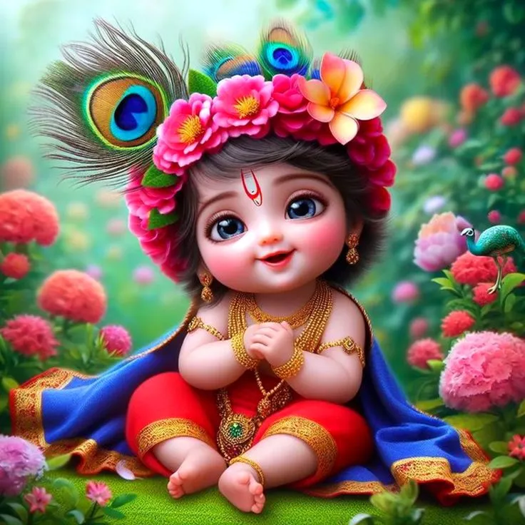 Cute Krishna Images