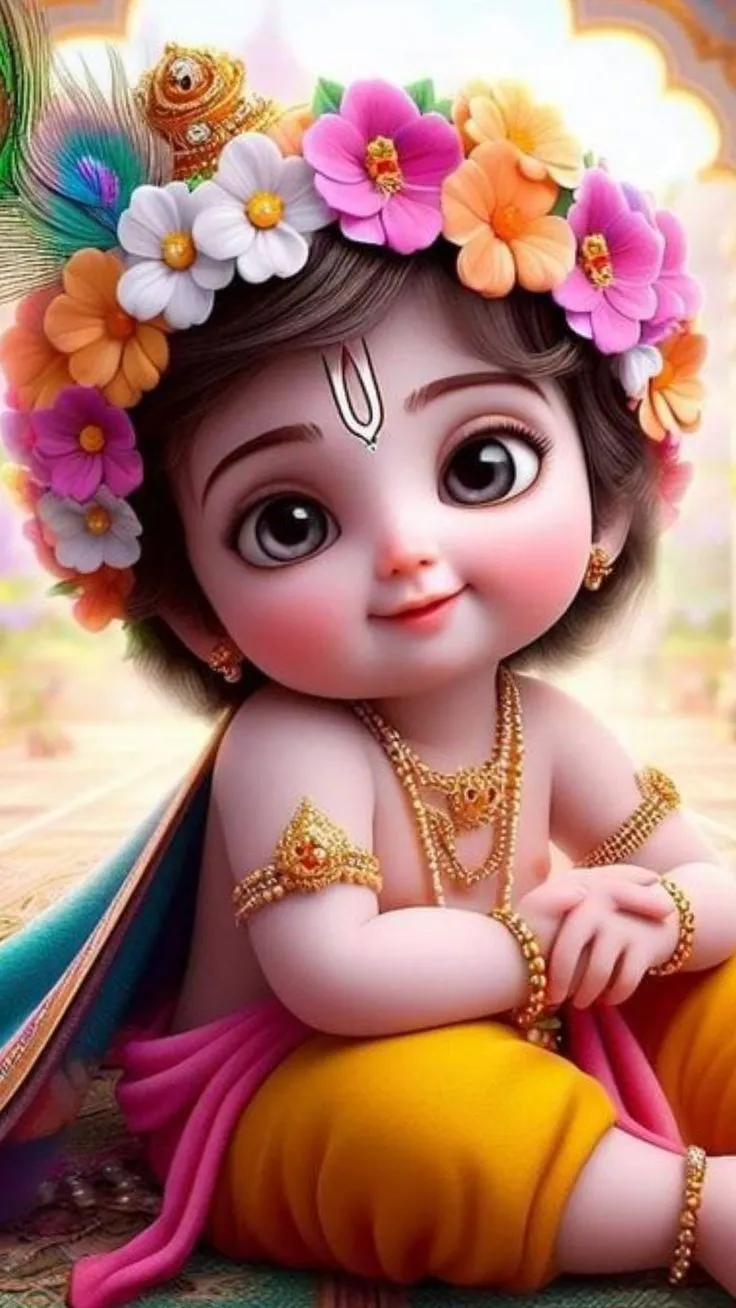Cute Krishna Images