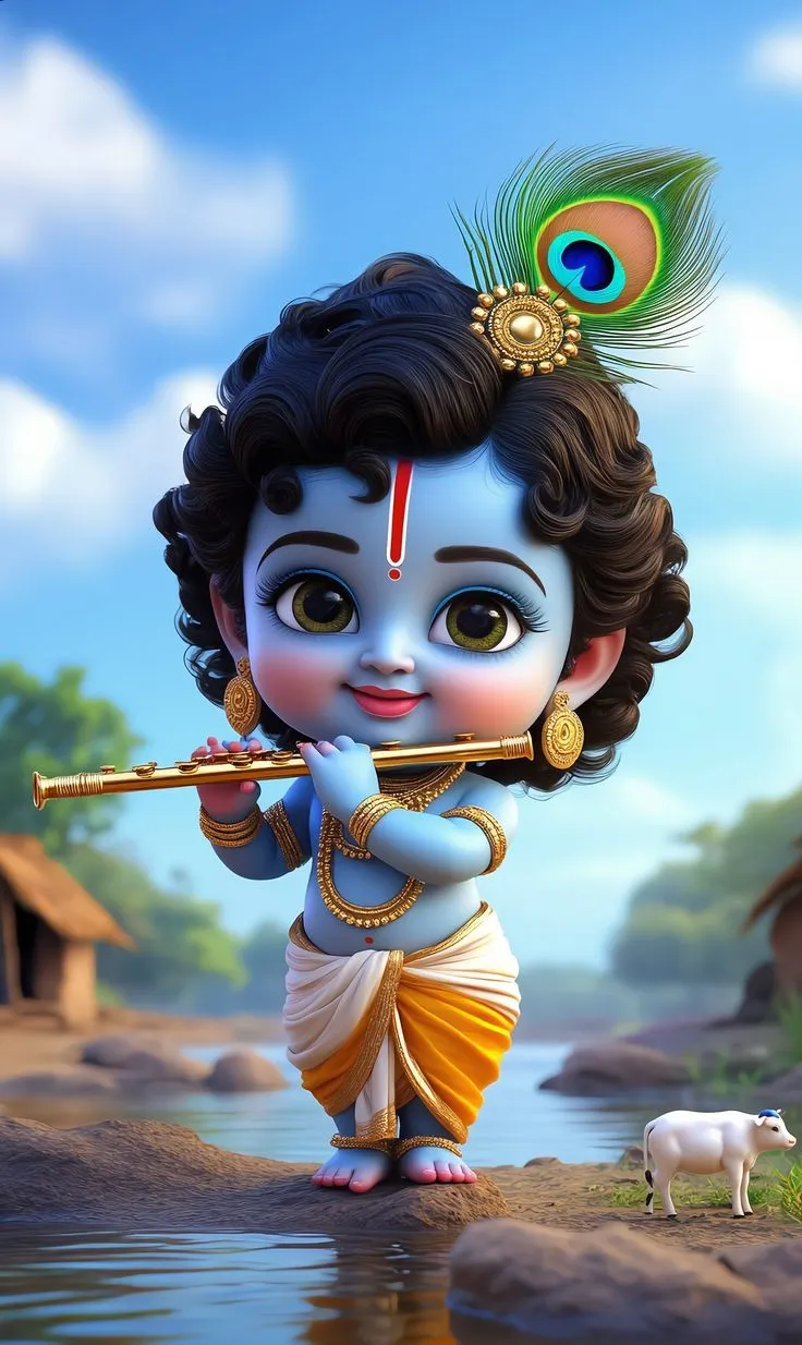 Cute Krishna Images