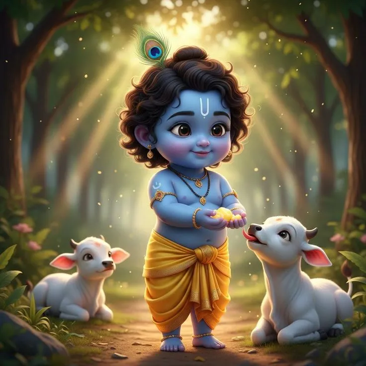 Cute Krishna Images