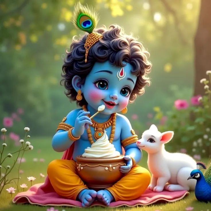 Cute Krishna Images