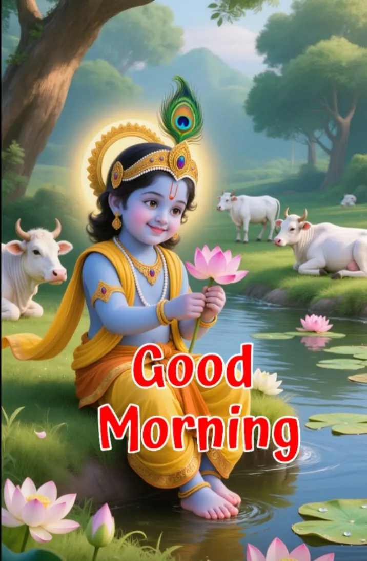 Good Morning Hindu God Photo