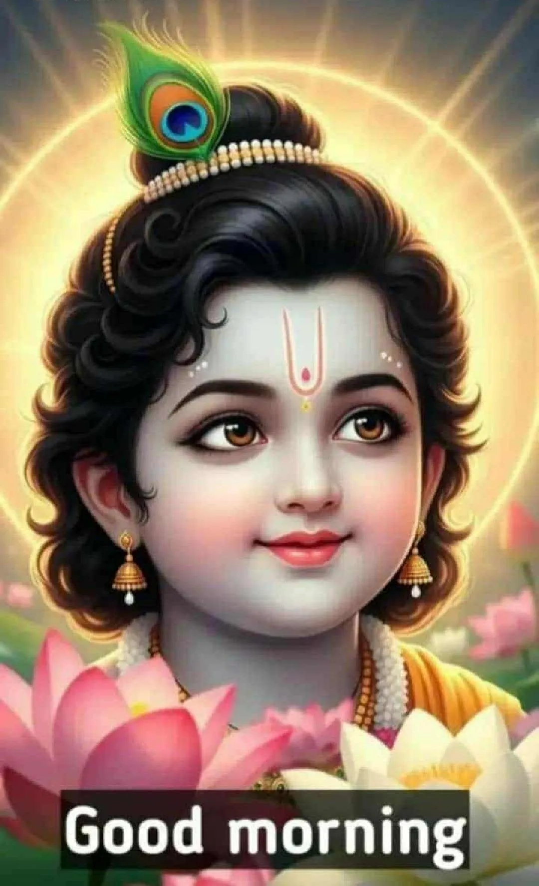 Good Morning Krishna Images