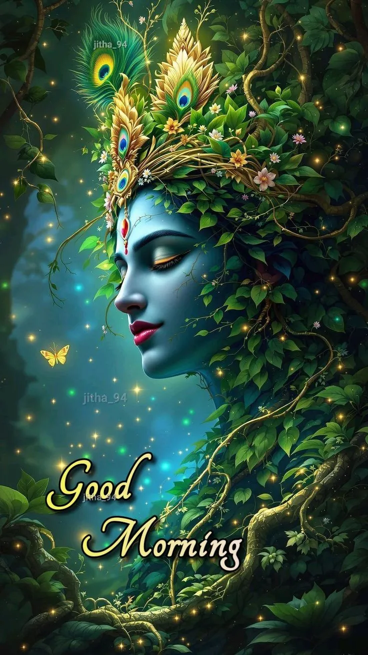 Good Morning Krishna Images