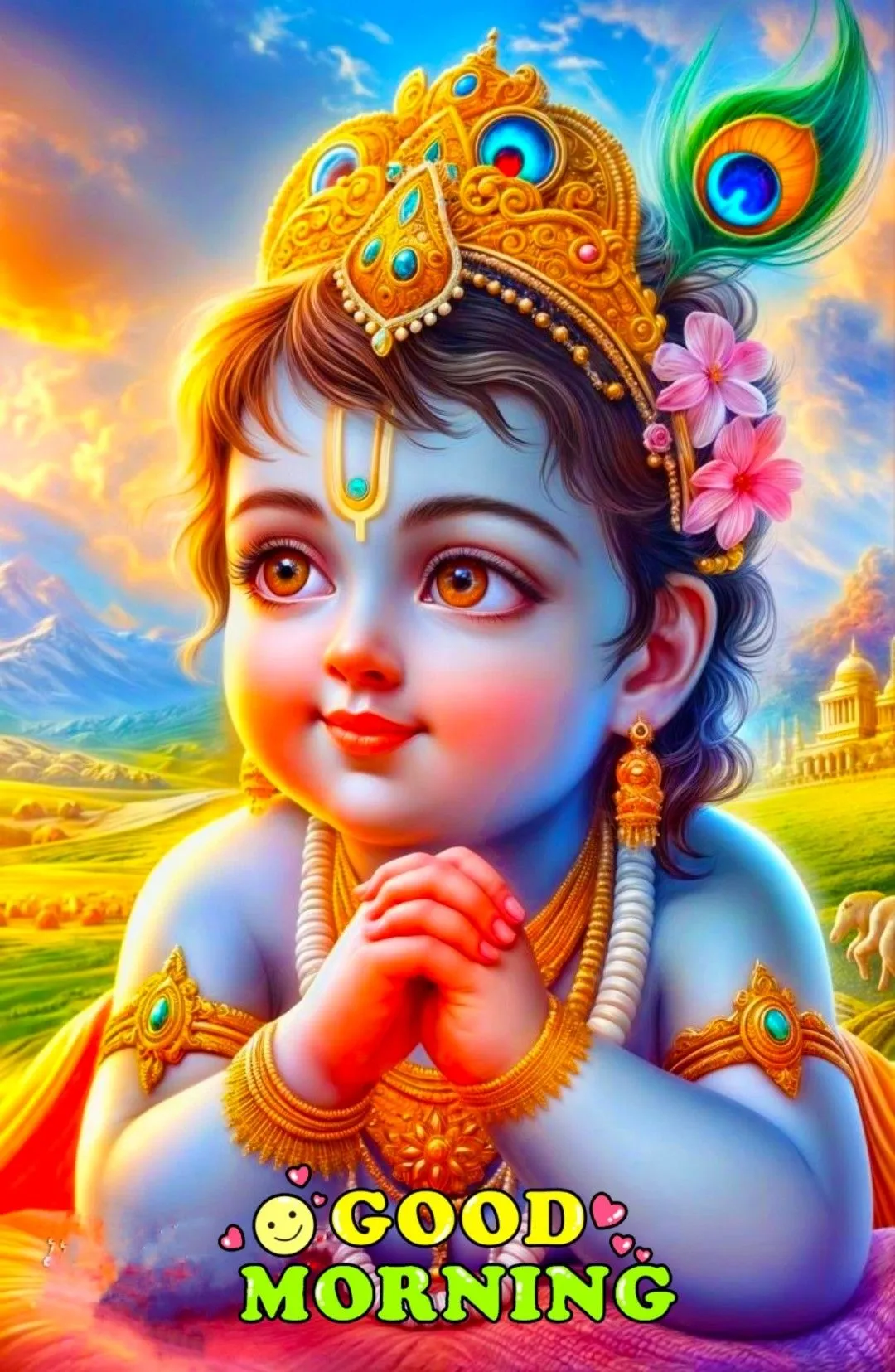 Good Morning Krishna Images