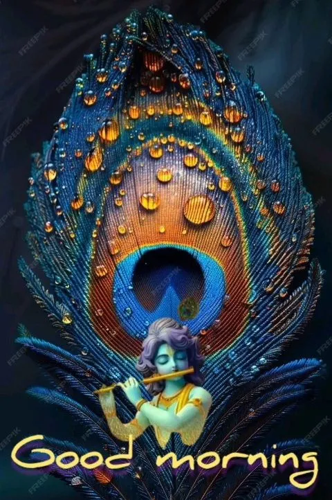 Good Morning Krishna Images