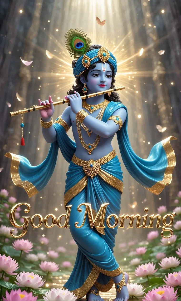 Good Morning Krishna Images