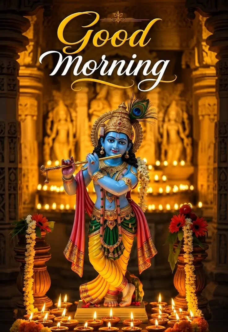 Good Morning Krishna Images
