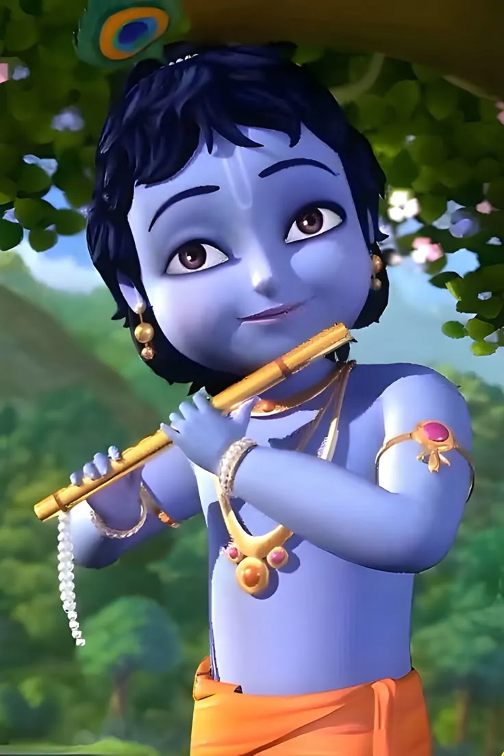 Krishna Cartoon Dp