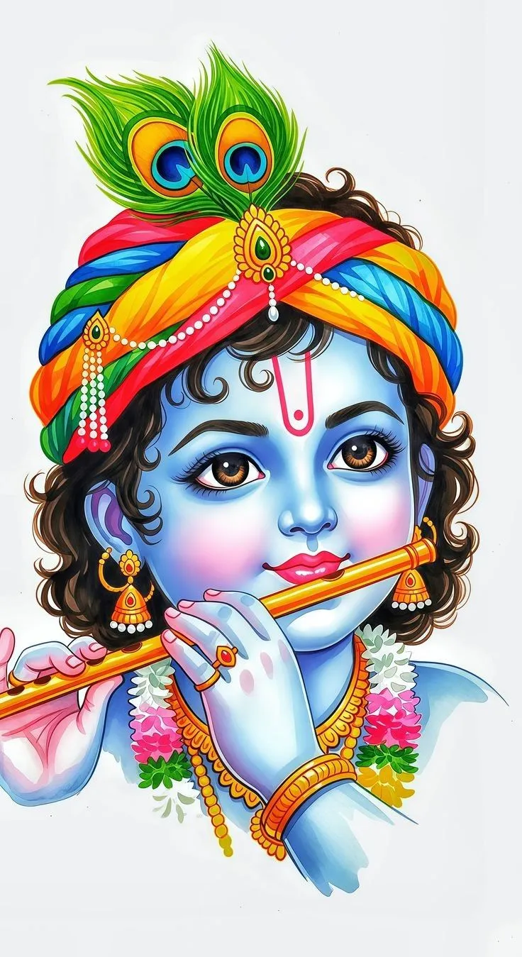 Krishna Cartoon Images