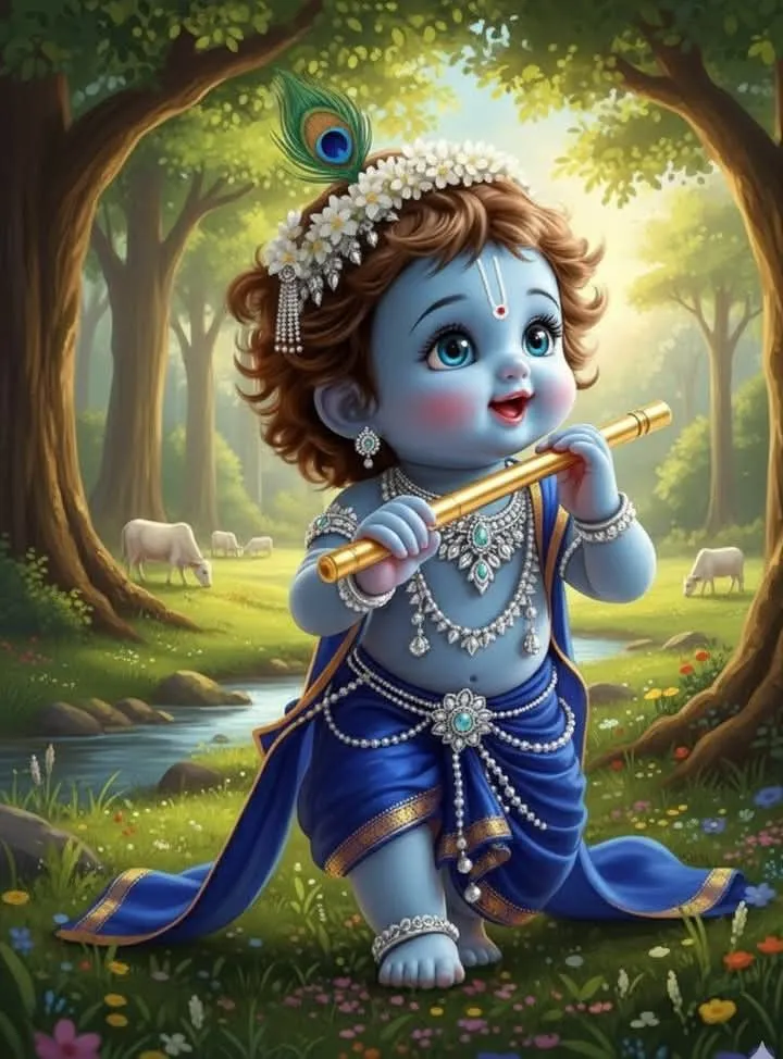 Krishna Cartoon Images