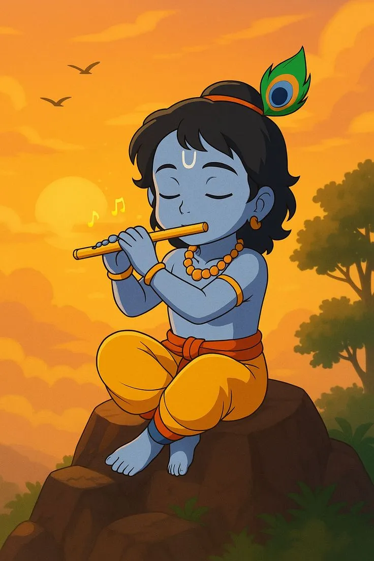 Krishna Cartoon Images