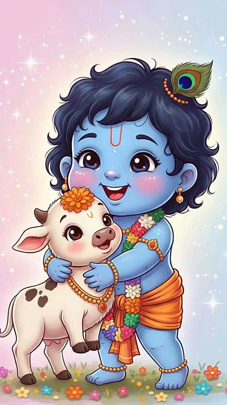 Krishna Cartoon Images