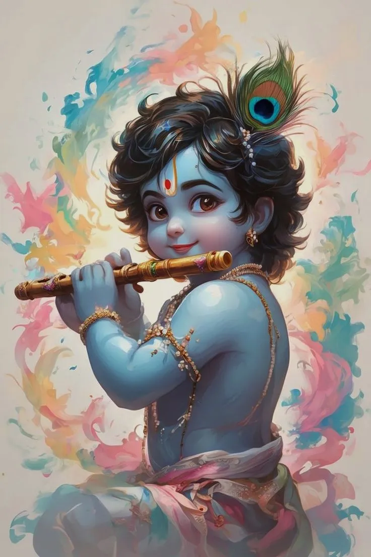 Krishna Cartoon Images