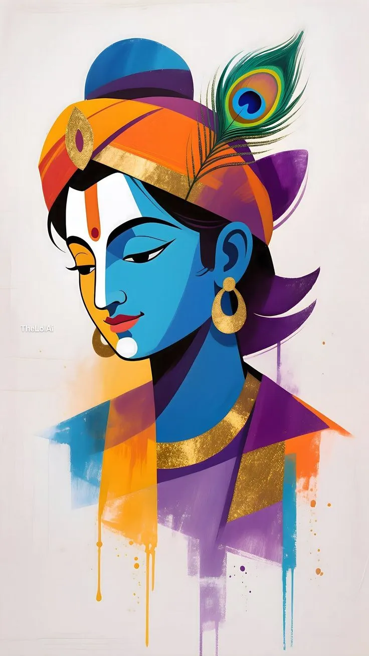 Krishna Painting Images