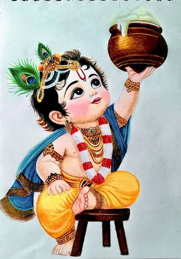 Krishna Painting Images