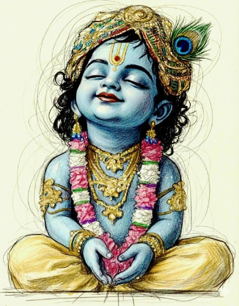 Krishna Painting Images