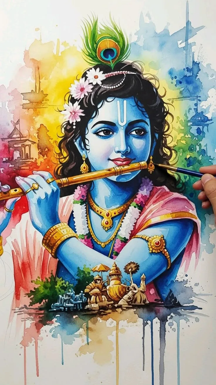 Krishna Painting Photo