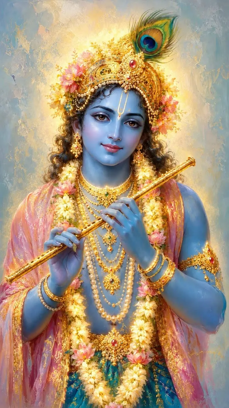Krishna Painting Pics
