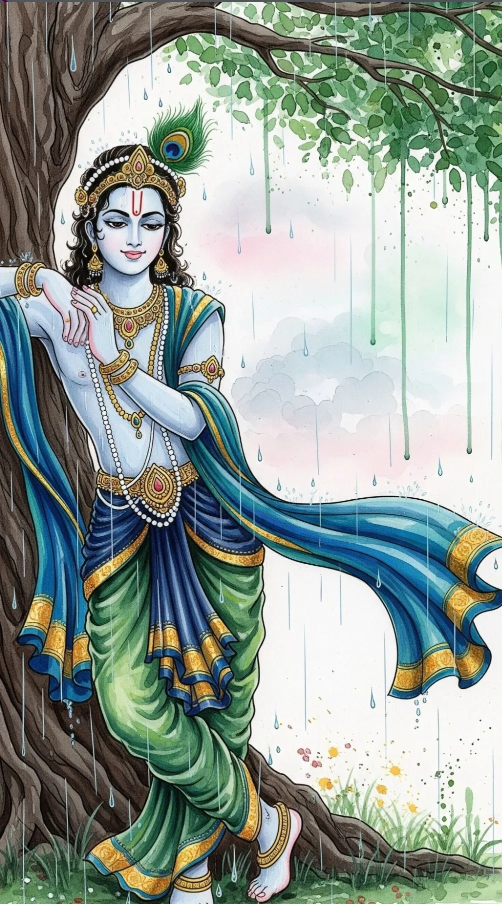 Krishna Painting Pictures