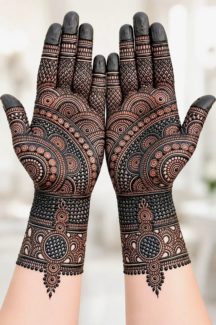Latest Arabic Mehndi Designs Pictures