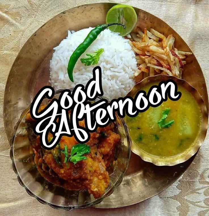Lunch Good Afternoon Images