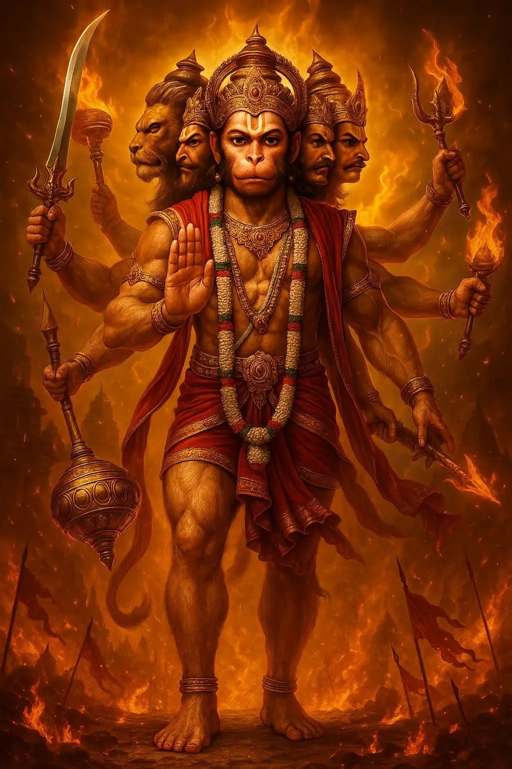 Panchmukhi Hanuman Image