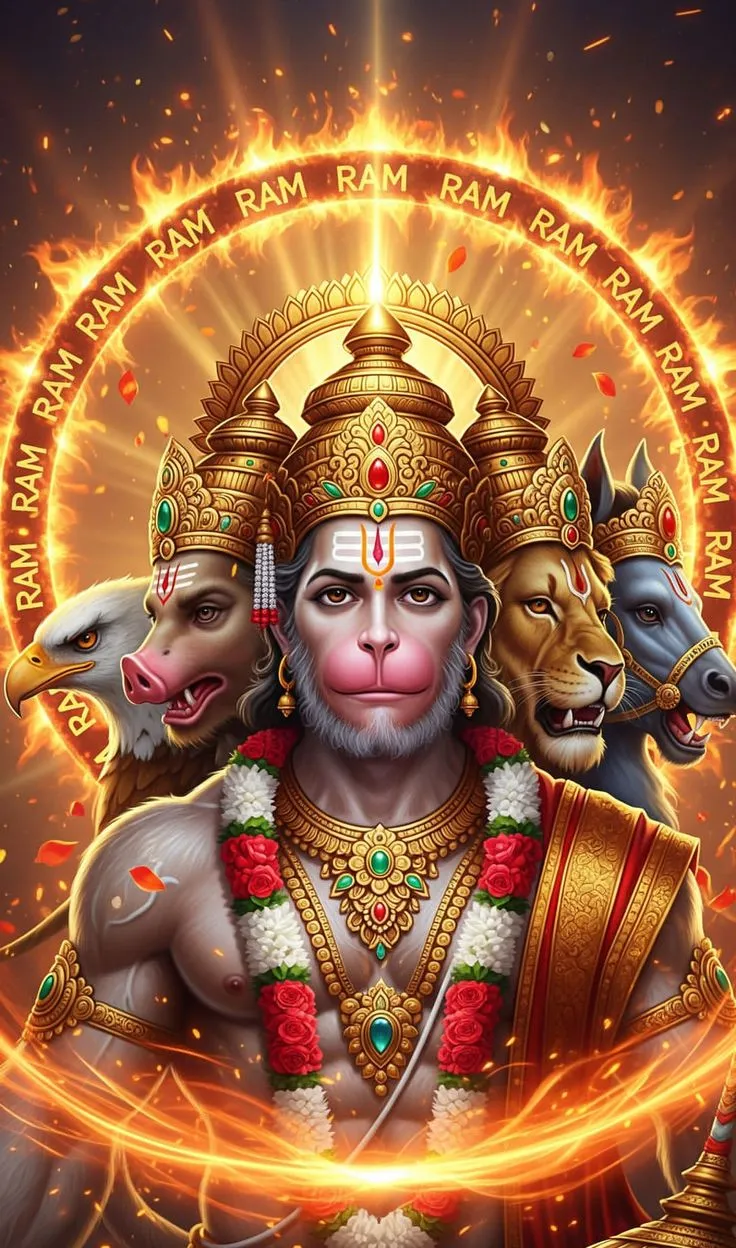 Panchmukhi Hanuman Image