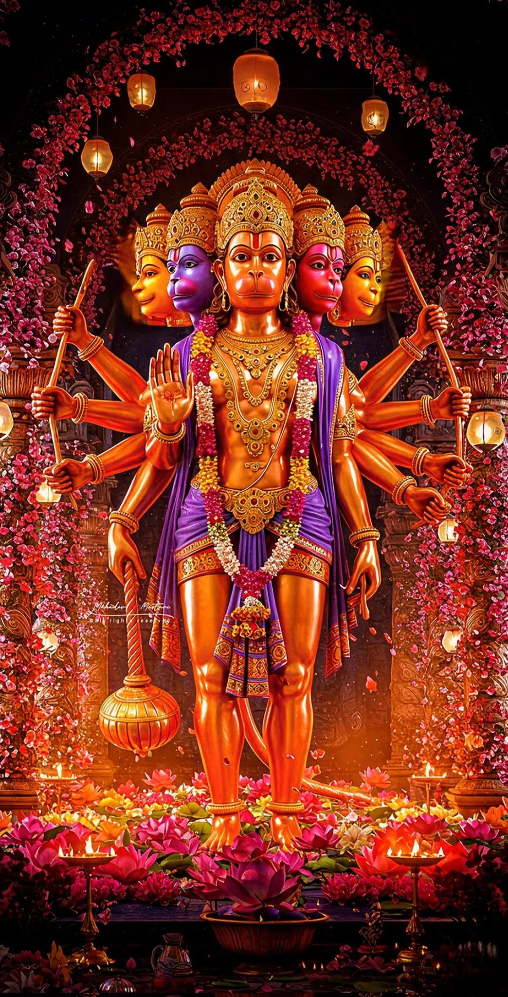 Panchmukhi Hanuman Image