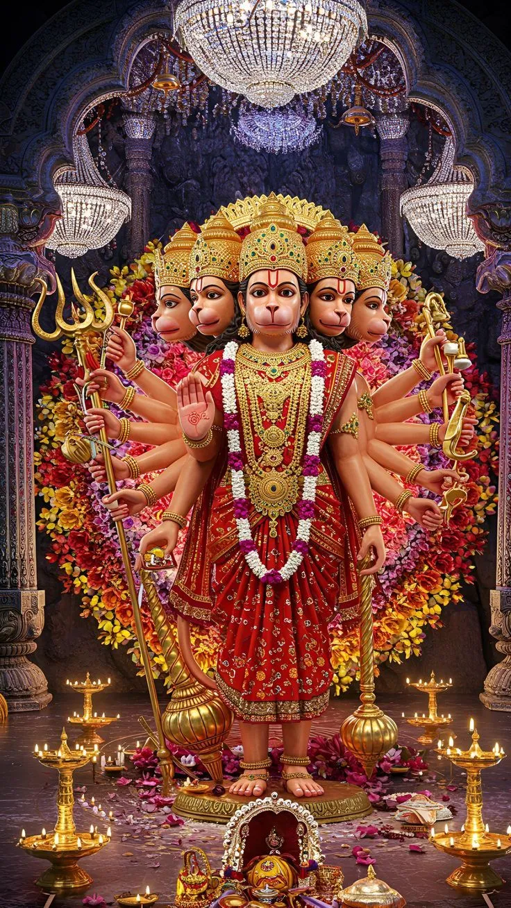 Panchmukhi Hanuman Image