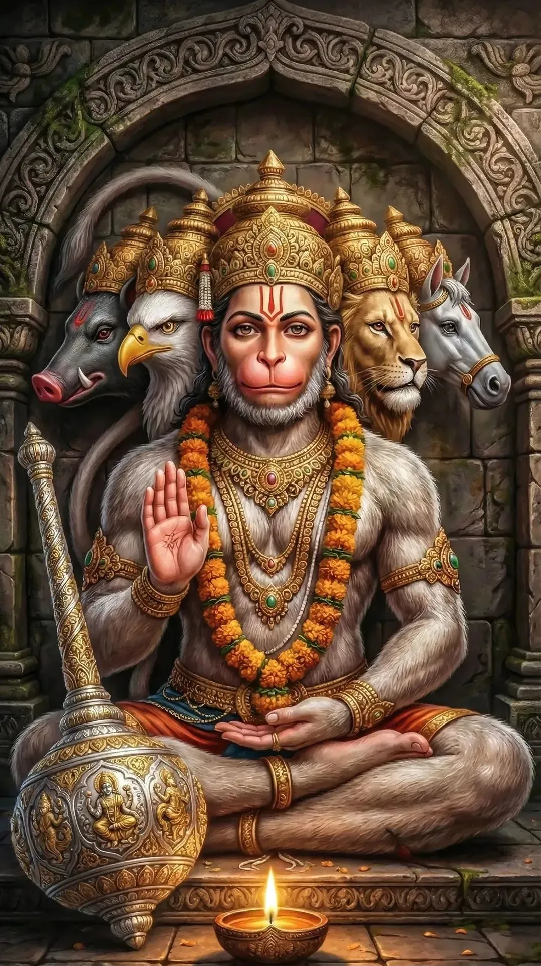Panchmukhi Hanuman Image