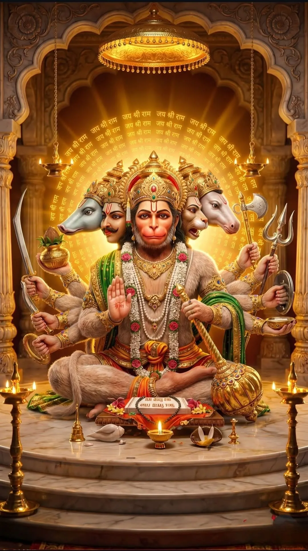 Panchmukhi Hanuman Ji Ki Image