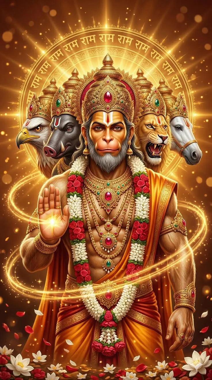 Panchmukhi Hanuman Ji Ki Images