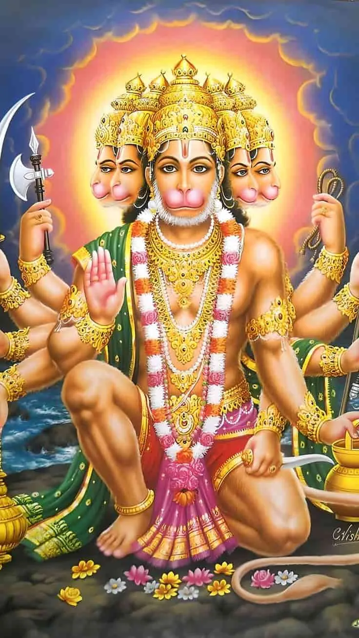 panchmukhi-hanuman-ji-ki-photo-1 Panchmukhi Hanuman Ji Ki Photo