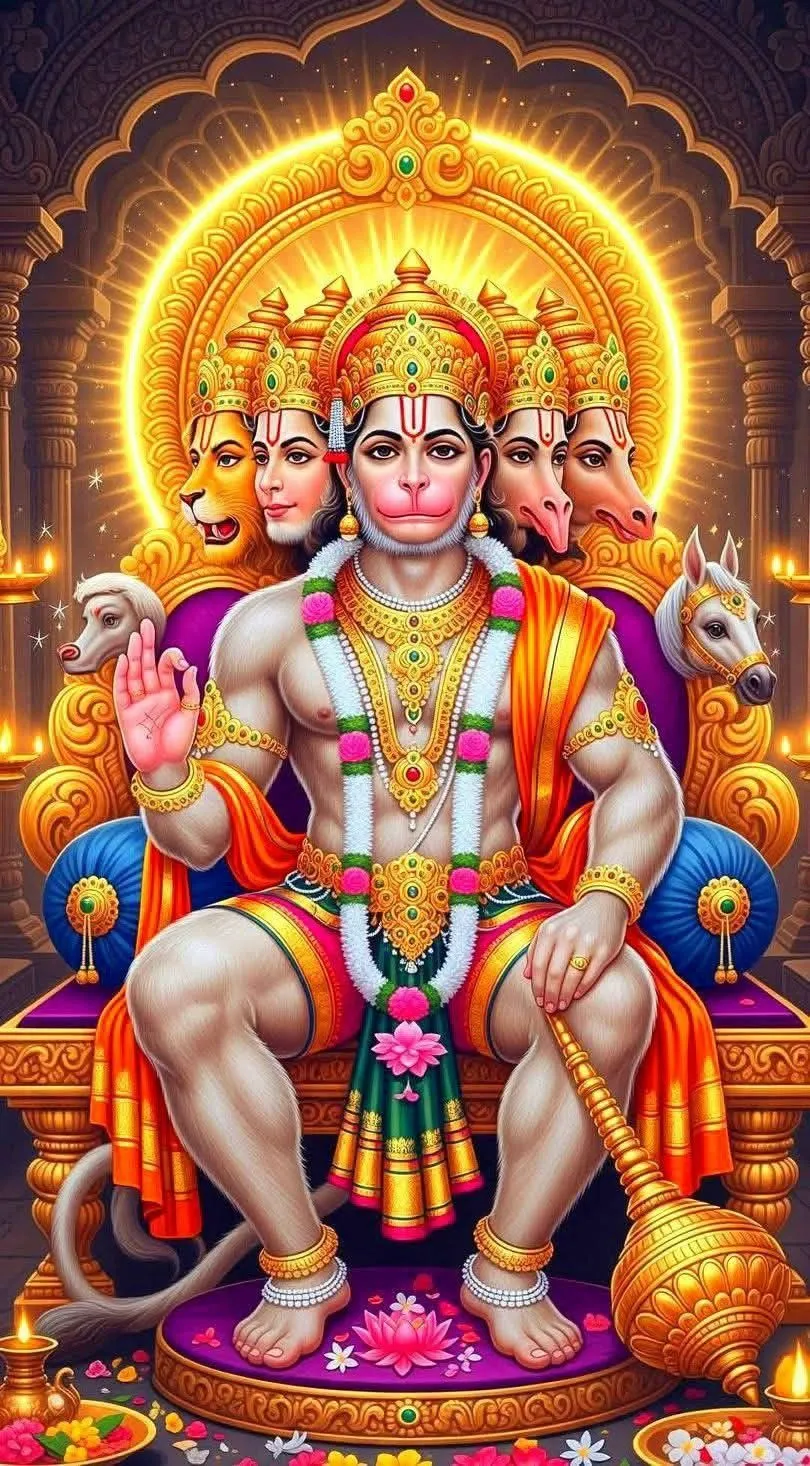 Panchmukhi Hanuman Ji Ki Photo