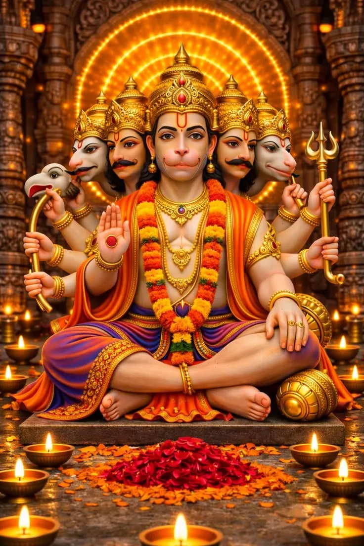 Panchmukhi Hanuman Ji Ki Photo