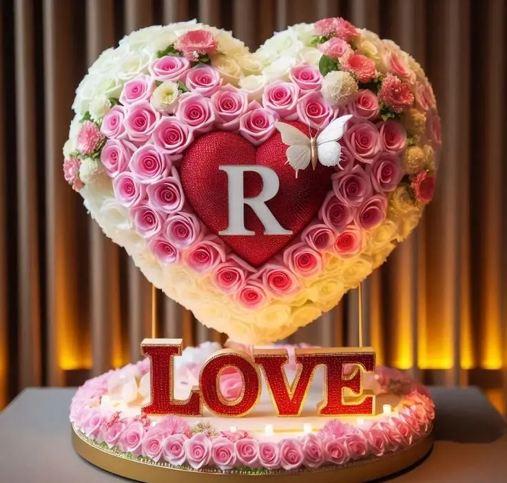 R Love Heart Images