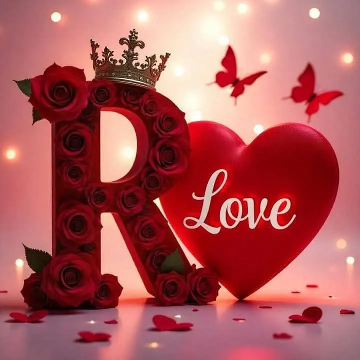R Love Heart Pic