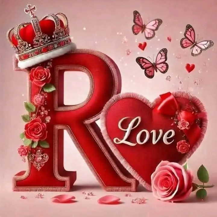 R Love Heart Picture