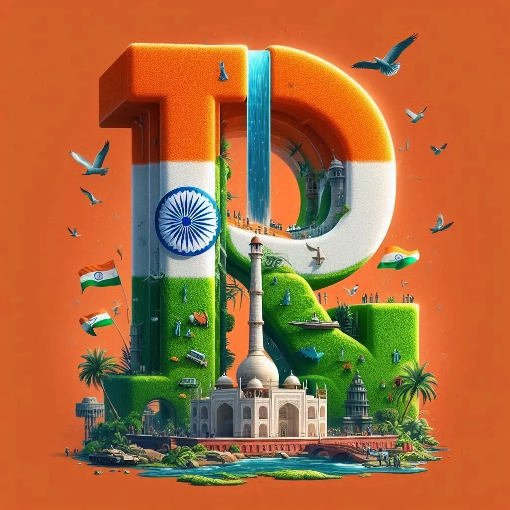 R Name Tiranga Image