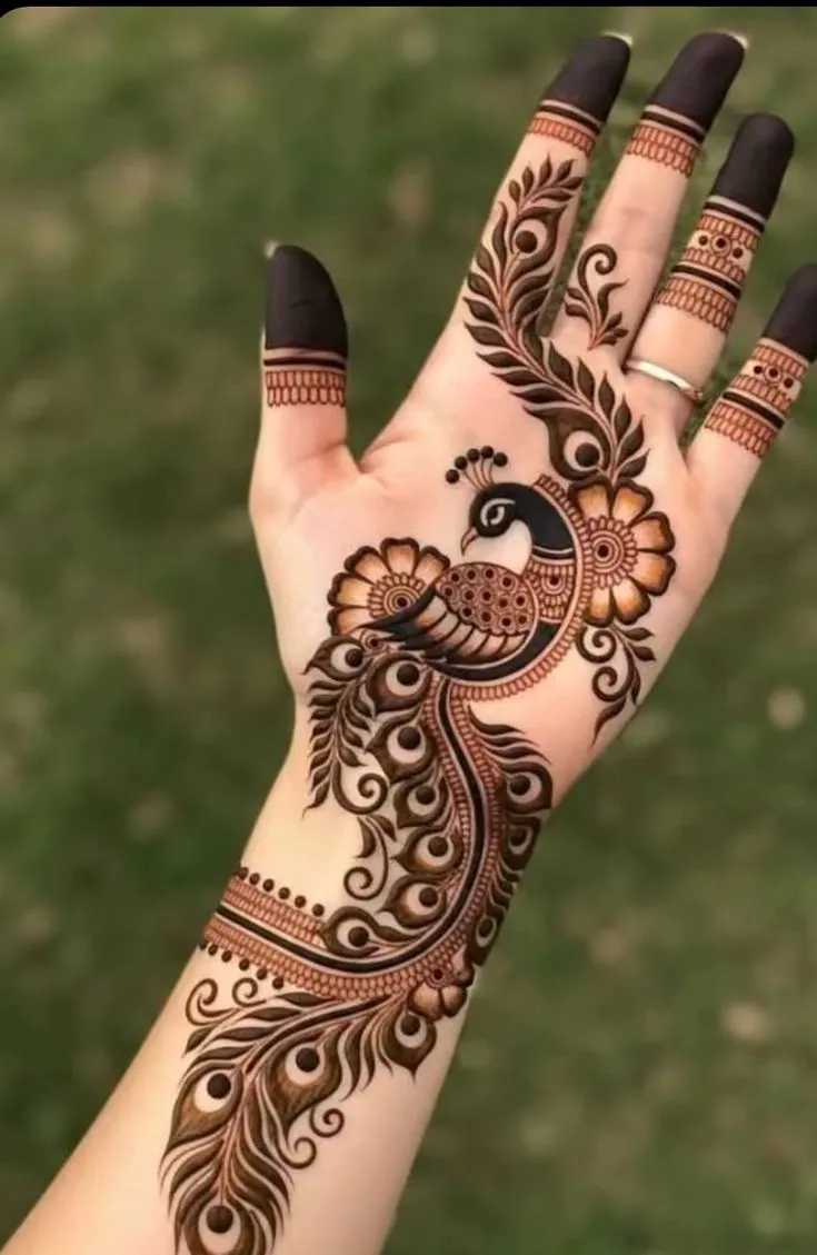 Simple Arabic Mehndi Design