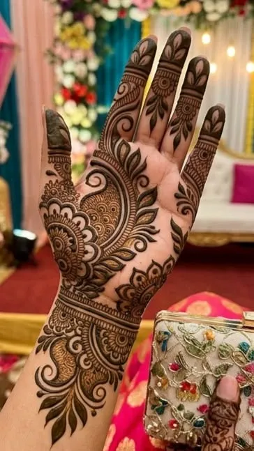 Simple Arabic Mehndi Design